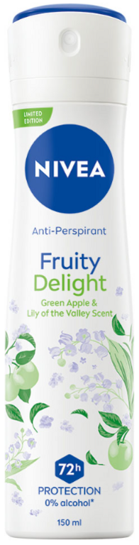 NIVEA ANTIPERSPIRANT FRUITY DELIGHT 150ML