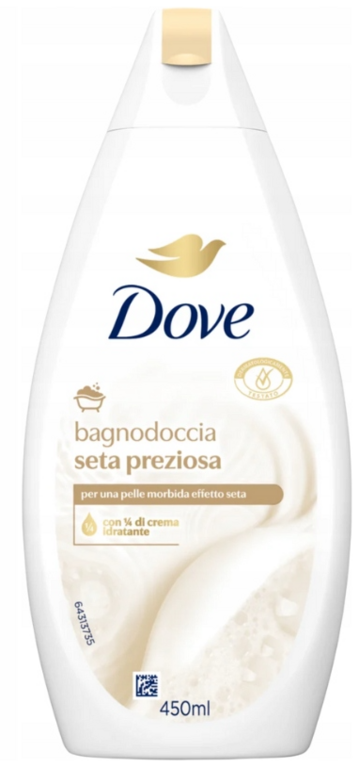 Dove Nourishing Silk sprchový gél, 450 ml