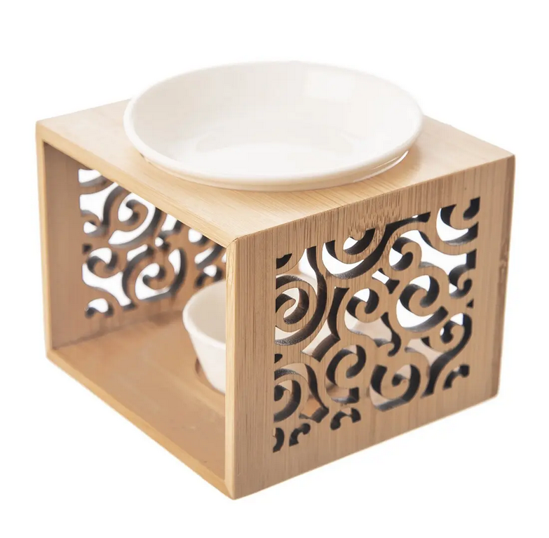 AROMA LAMPA PORCELAN/BAMBUS WHITELINE