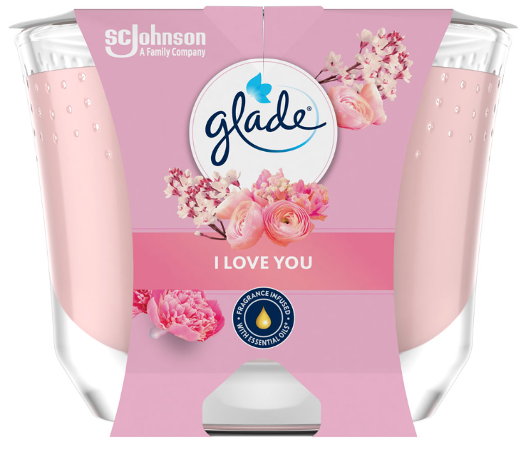 GLADE SVIEČKA I LOVE YOU 204G
