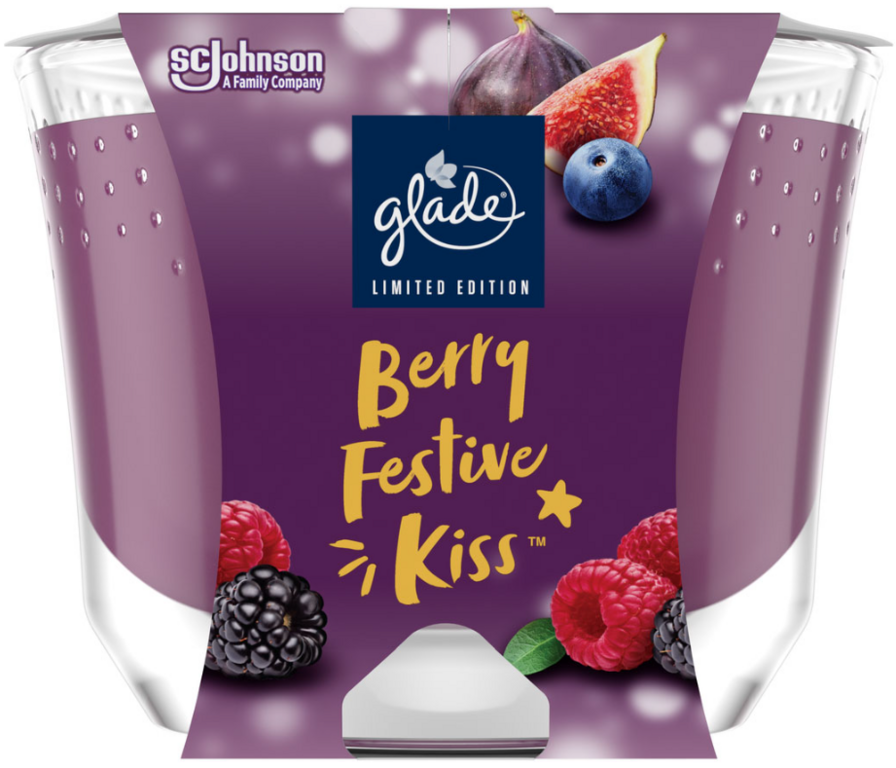 GLADE SVIEČKA BERRY FESTIVE KISS 204G