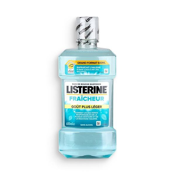 Listerine Ústna voda Freshness Lighter Taste, 600 ml