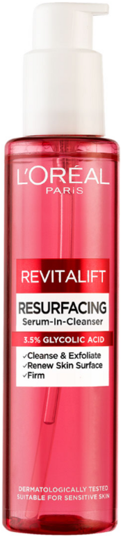 LOREAL PARIS RVTL GLYCOLIC EXFOLIAČNÝ ČISTIACI GÉL S 3,5% KYSELINY GLYKOLOVEJ 150ML
