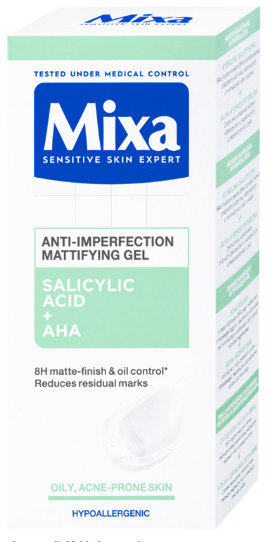 MIXA SALICYLIC ACD + AHA ANTI IMPERFECTION MATTIFYING KRÉM 50ML