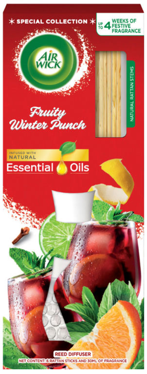 AIR WICK VONNÉ TYČINKY FRUITY WINTER PUNCH 30 ML