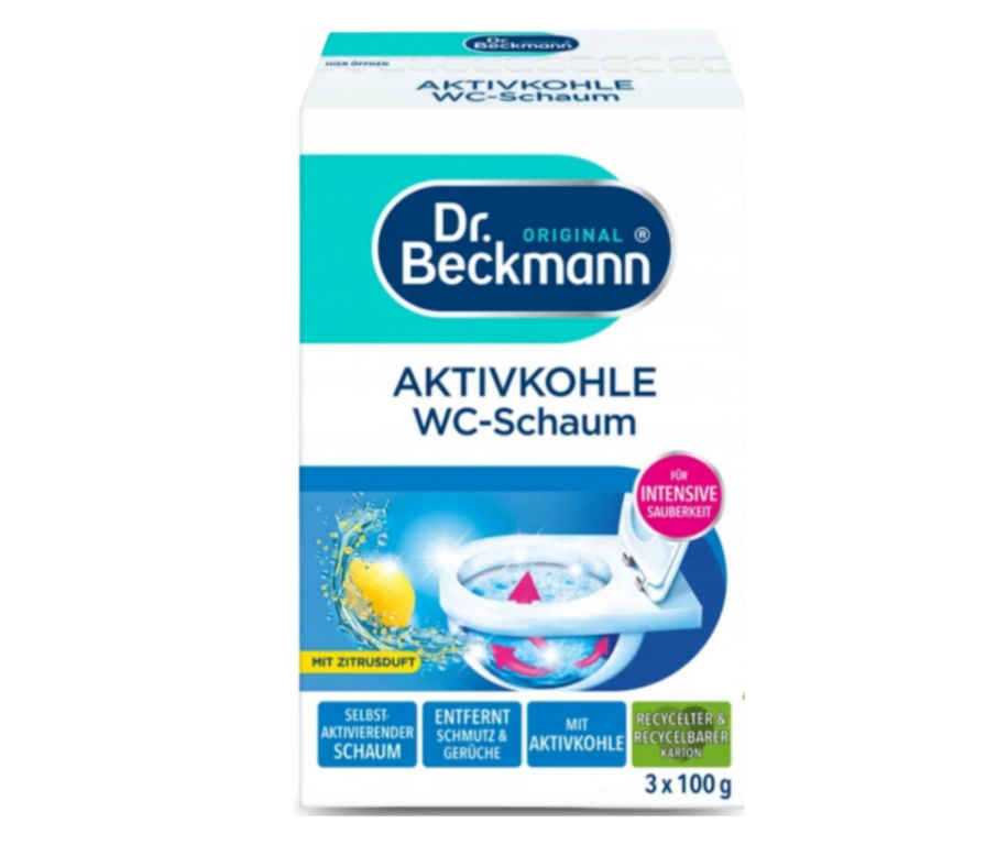 DR.BECKMANN WC PENA S AKTÍVNYM UHLÍM 300G