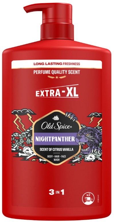 OLD SPICE SPRCHOVÝ GÉL 3V1 NIGHT PANTHER 1L