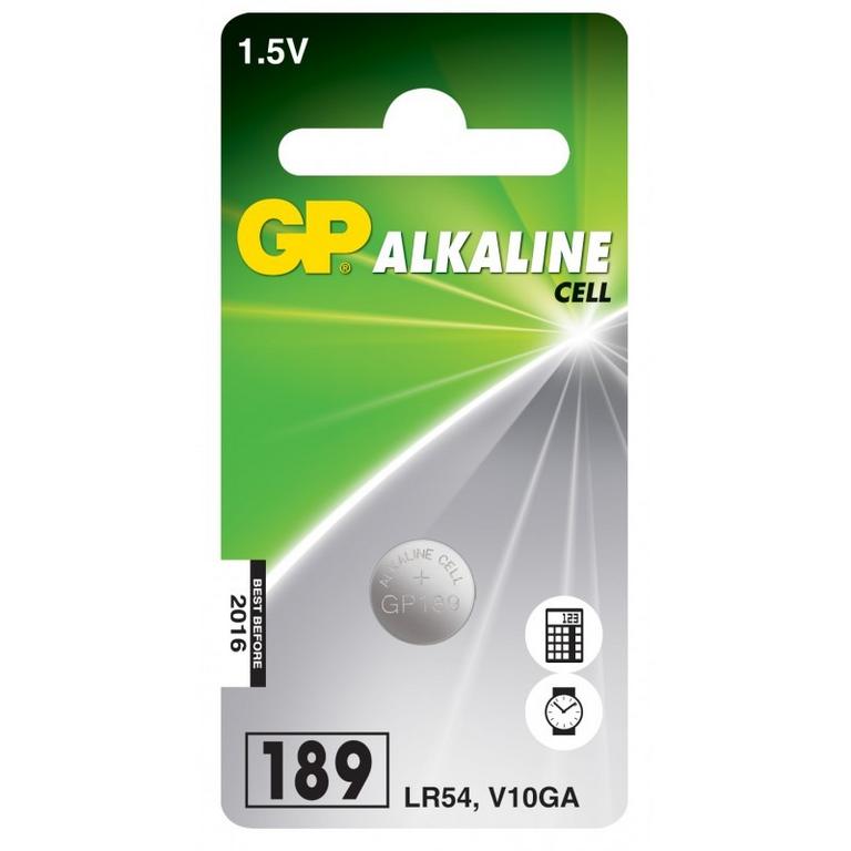 GP Alkalická gombíková batéria LR54 (189), 1 ks