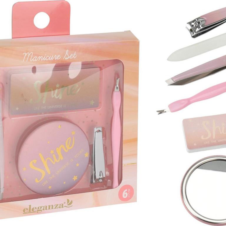 Eleganza Manikúrna sada Shine, 6 ks