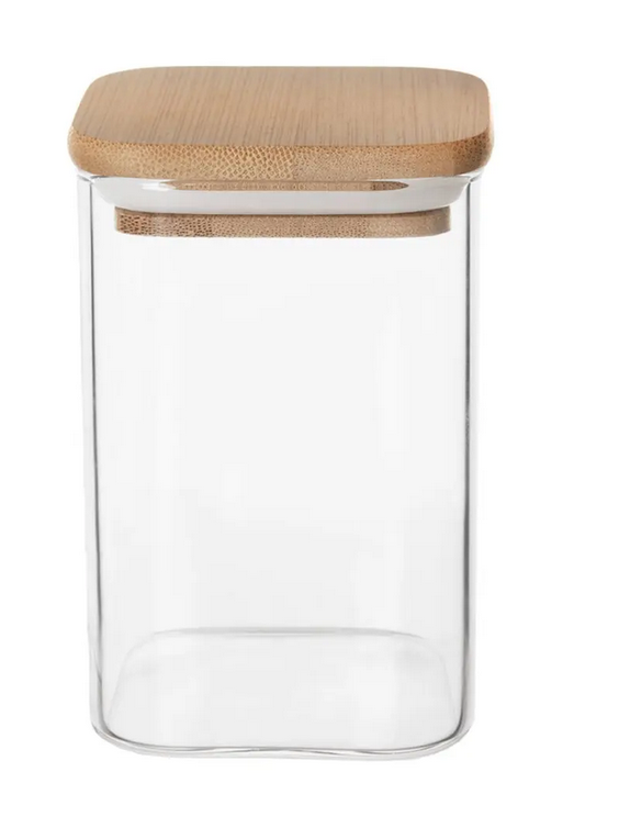 DÓZA BOROSILIKÁTOVÉ SKLO/BAMBUS 1,3L HRANATA