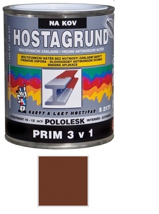 HOSTAGRUND PRIM 3 v 1 HNEDÁ 0240 0,6 L