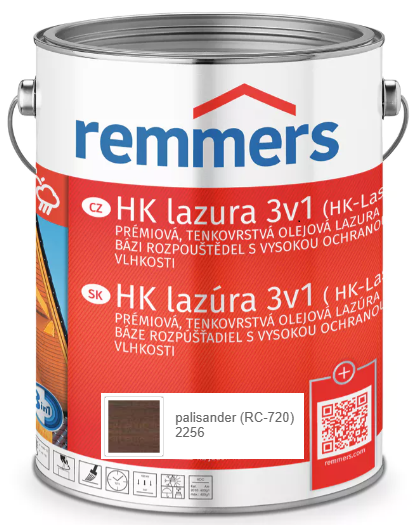 REMMERS HK LAZURA 3V1 PALISANDER 2,5L