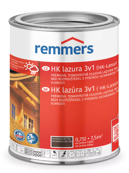 REMMERS HK LAZÚRA 3V1 PALISANDER 0,75L