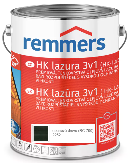 REMMERS HK LAZURA 3V1 EBEN 2,5L