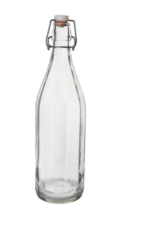 FĽAŠA SKLO/KOV KLIP UZÁVER BUGEL 0,5L