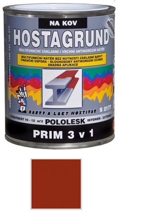 HOSTAGRUND PRIM 3v1 ČERVENOHNEDÁ 0840 0,6L