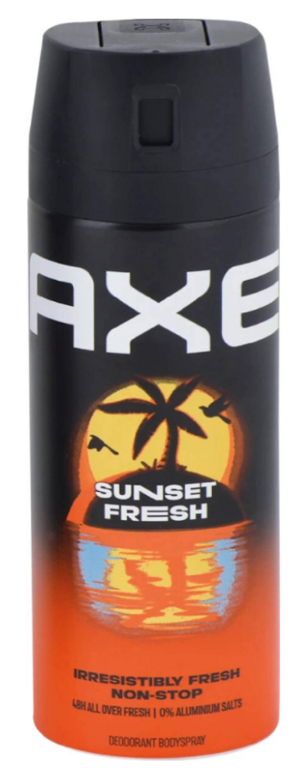 AXE DEODORANT 150 ML SUNSET FRESH