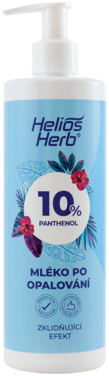 HELIOS HERB MLIEKO PO OPAĽOVANÍ PANTENOL 10% PUMPA 400ML