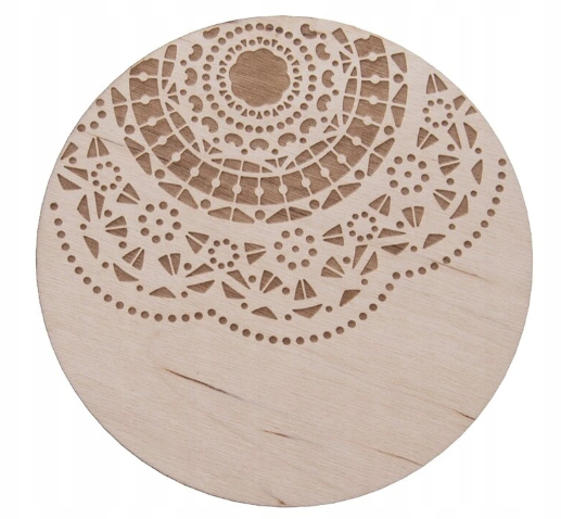 PODTÁCKA DREVO MANDALA PRIEMER 12 CM 1KS