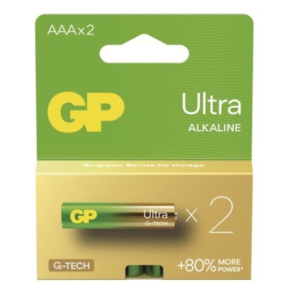 GP Ultra Alkalická batéria AAA, 2 ks