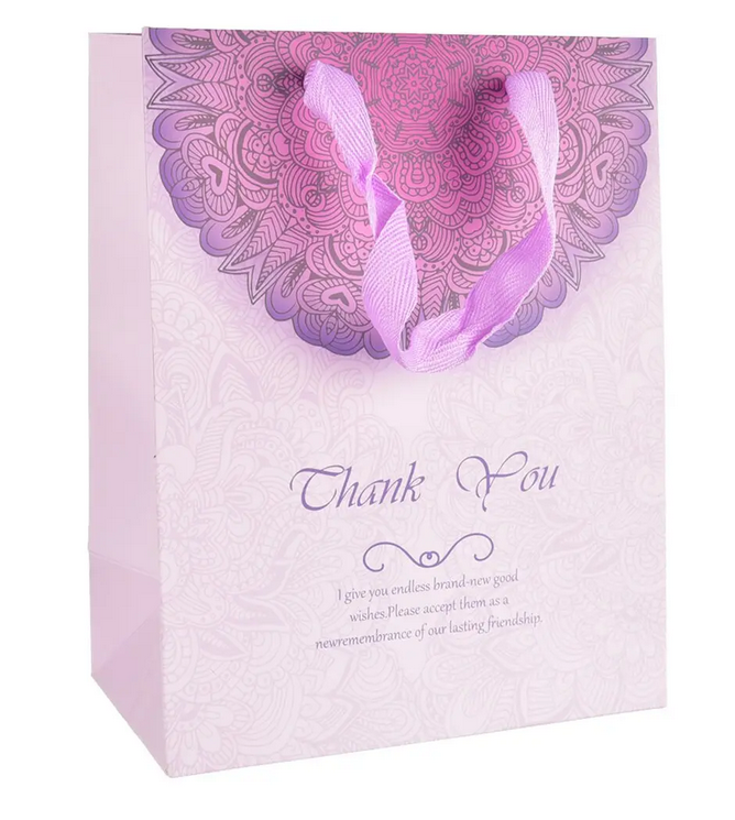 DARĆEKOVÁ TAŠKA THANK YOU 18X10X23CM