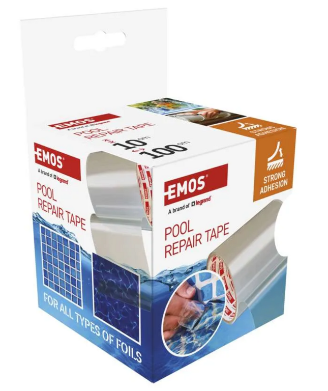 EMOS OPRAVNÁ PÁSKA NA BAZÉNY TRANSPARENTNÁ 1M X 100MM