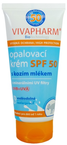 SUN OPAĽOVACÍ KRÉM S KOZÍM MLIEKO SPF50 100ML