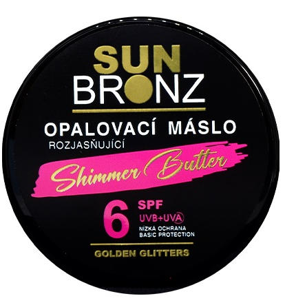 SUN BRONZ OPAĽOVACIE MASLO ROZJASŇUJUÚCE S GLITRAMI SPF6 100ML