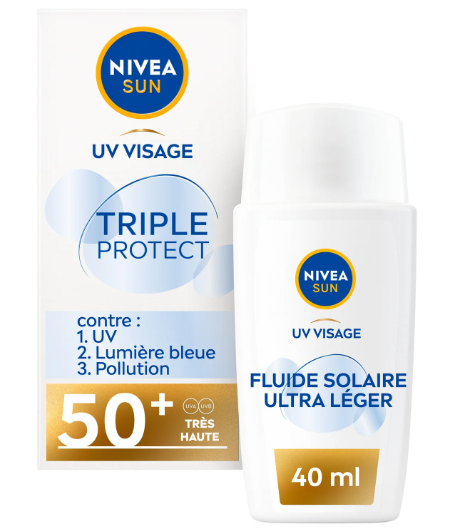 NIVEA SUN PLEŤOVÝ KRÉM TRIPLE PROTECT SPF50+ 40ML