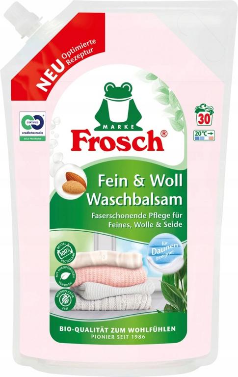 Frosch Gél na pranie vlna, hodváb a jemné tkaniny, 1,44 l (sáčok, 30 praní)