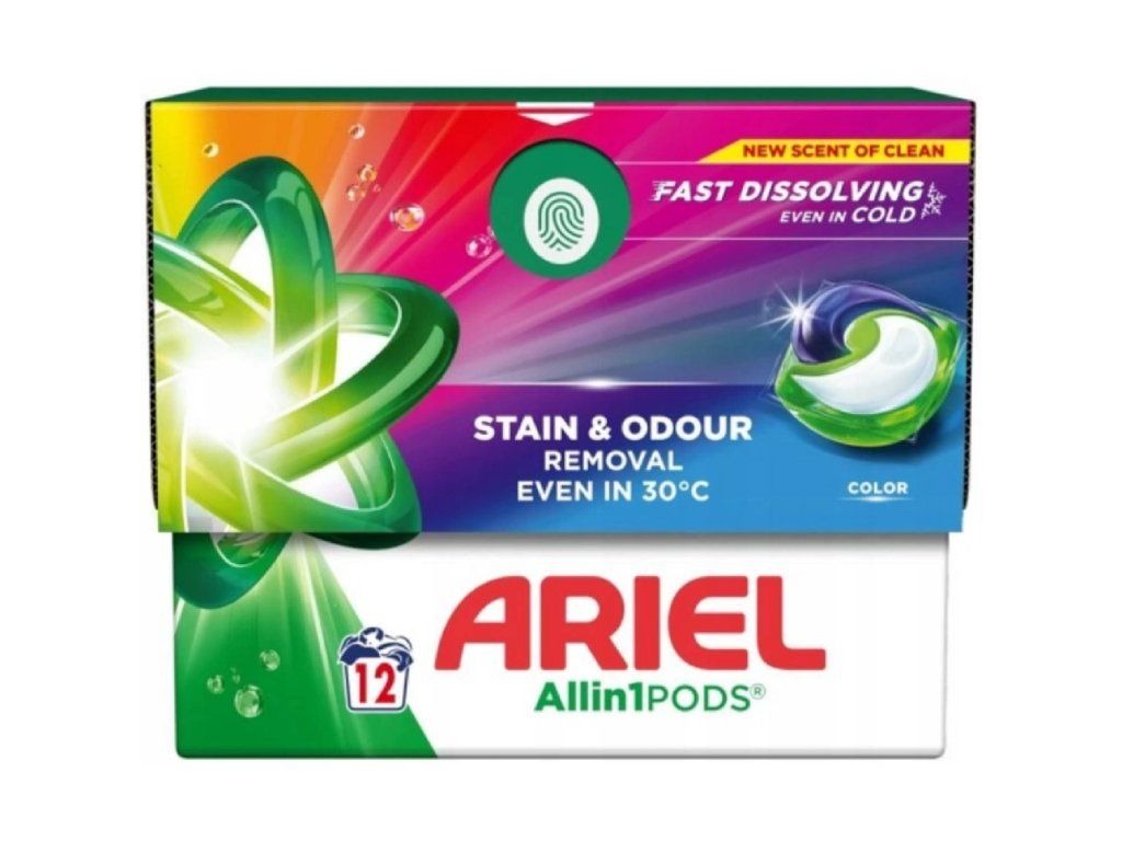 Ariel All in 1 PODS Color pracie kapsule, 12 ks