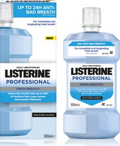 LISTERINE UV 500ML PROFESS. FRESH BREATH