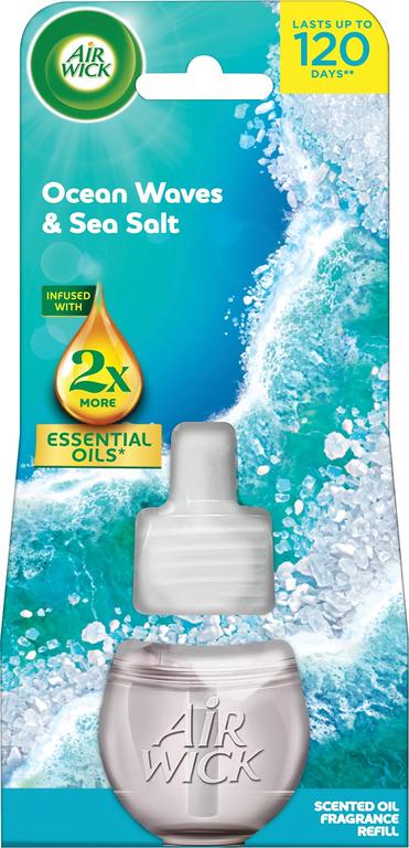 Air Wick elektrická náhradná náplň Oceán a morská soľ, 19 ml