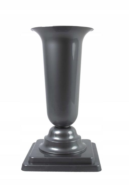 Váza na hrob Dáma, 15,5 cm, strieborná