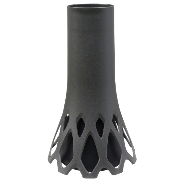 Váza na hrob Rozeta so záťažou, 1 l / 30 cm, antracit