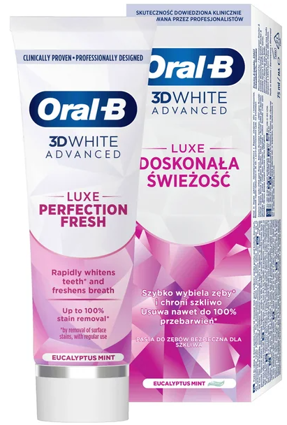 ORAL-B ZUBNÁ PASTA 75ML 3D WHITE LUXE PERFECTION FRESH
