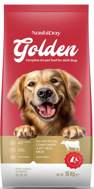 Granule pre psy hovädzie 10 kg GOLDEN DOG