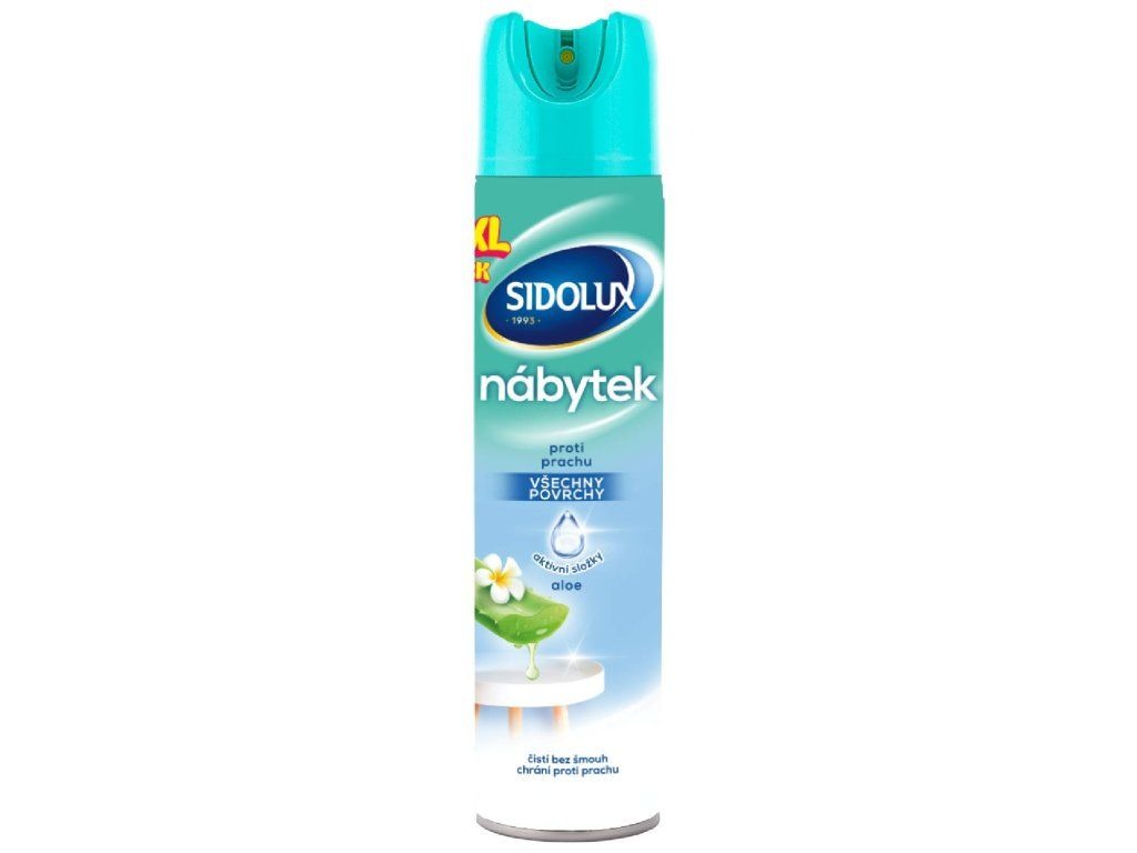 Sidolux sprej na nábytok proti prachu Aloe, 350 ml