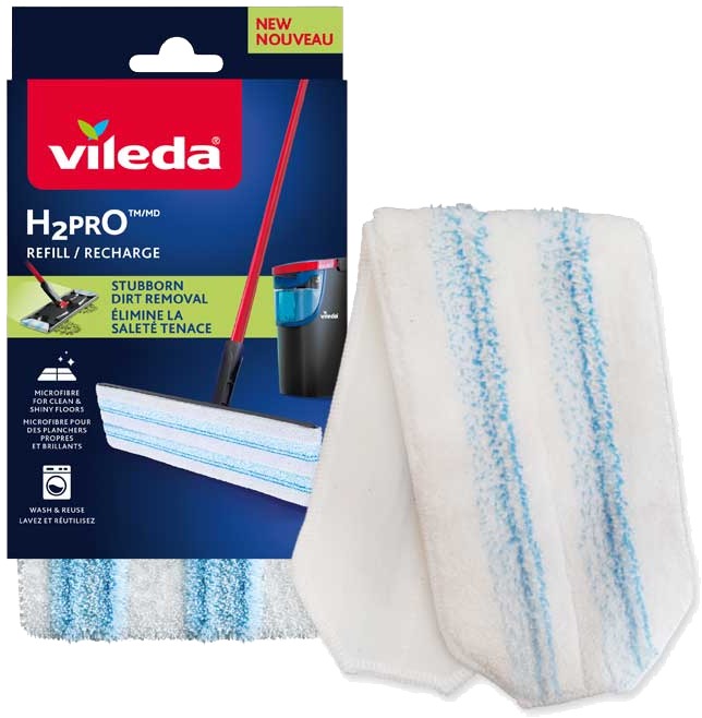 Vileda H2Pro náhradná hlavica na plochý mop, 1 ks