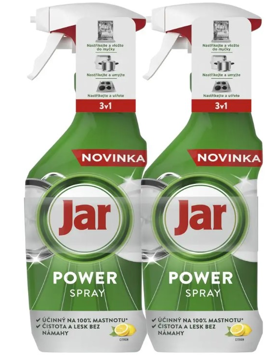 JAR POWER SPRAY LEMON 2X500ML