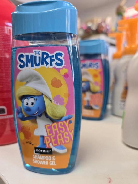 The Smurfs Šampón a sprchový gél Šmolinka, 210 ml