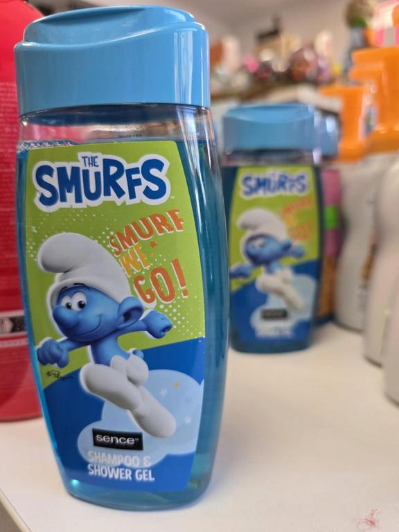 Sence Šampón a sprchový gél pre deti Šmolkovia, 210 ml