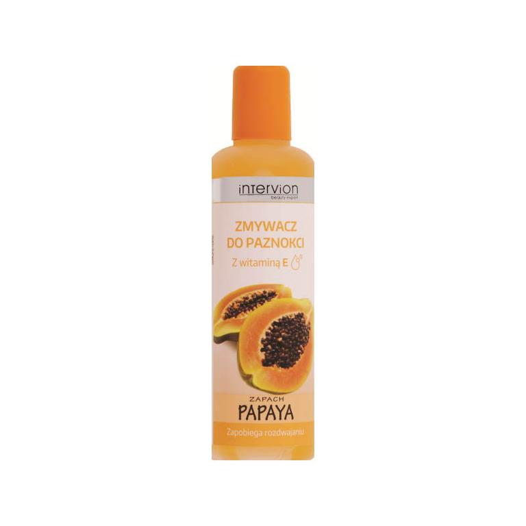 Intervion Odlakovač na nechty Papaya s vitamínom E proti štiepeniu, 150 ml