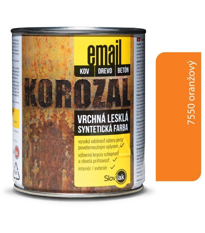 KOROZAL EMAIL 7550 ORANŽOVÝ 0,75 KG