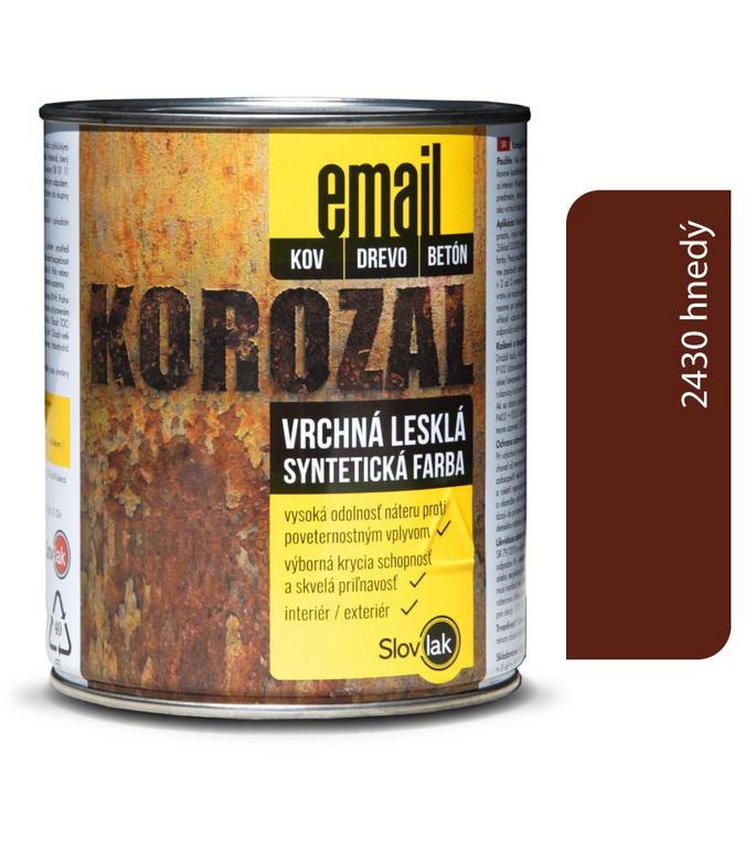KOROZAL EMAIL 2430 HNEDÝ 3 KG