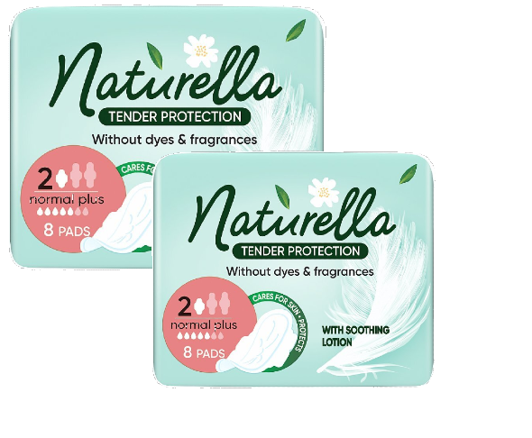 NATURELLA TENDER PROTECTION NORMAL PLUS 2X8KS
