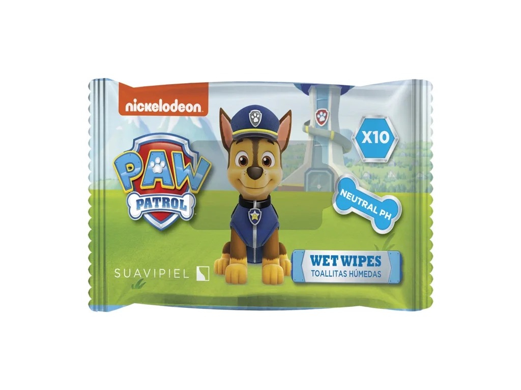 Paw Patrol detské vlhčené utierky, 3x10 ks