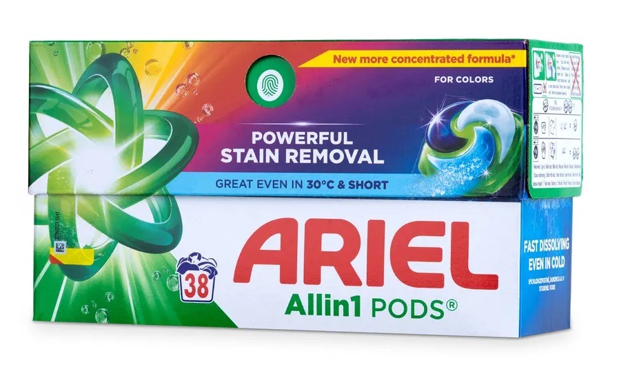 Ariel All in 1 Pods Color pracie kapsule, 38 ks