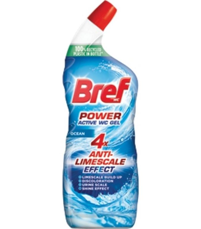 Bref Power Active WC gél Ocean, 750 ml