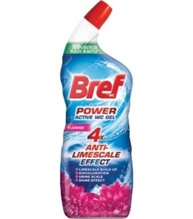Bref Power Active WC gél Flower, 750 ml